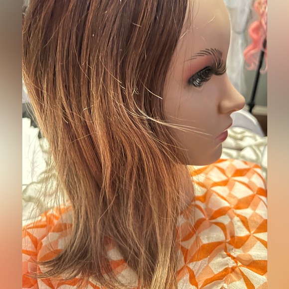 Remy human hair Balayage Clip in Hair exts. 16 inch Dark Brown to Light Brown - Picture 11 of 14